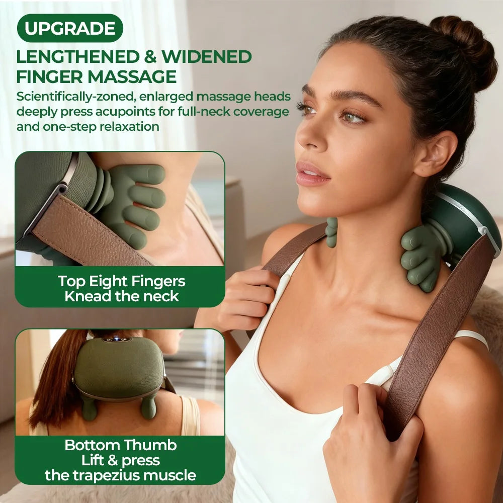 Wireless Bionic Finger Neck & Shoulder Massager