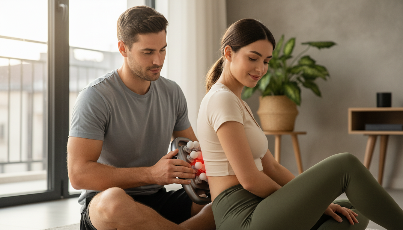 AmoraBodyShop™ 16-Head Vibration Body Massage Gun